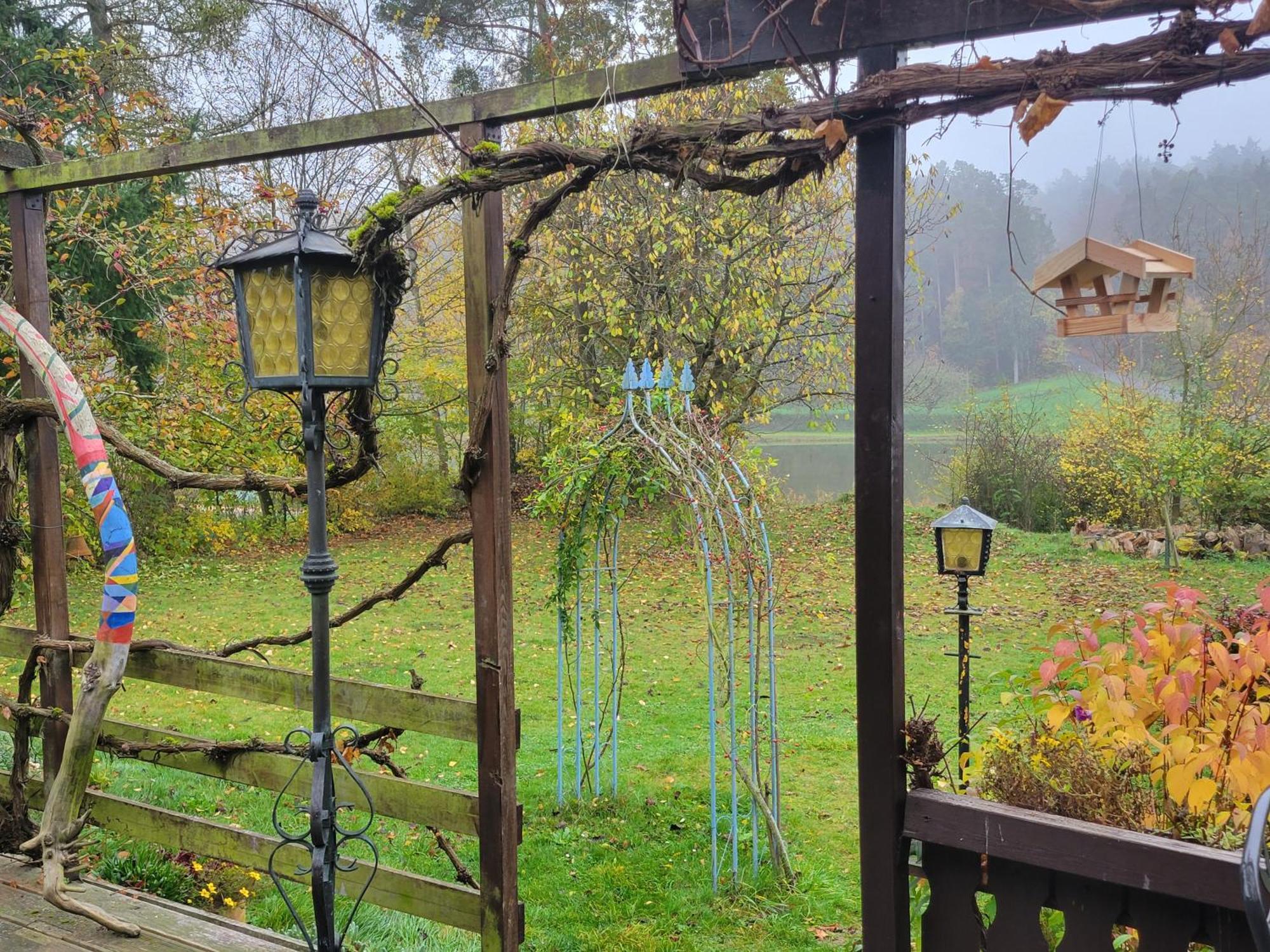Gemuetliches Ferienhaus Mit Grossem Garten, Ideal Fuer Naturliebhaber Gerhardshofen Buitenkant foto