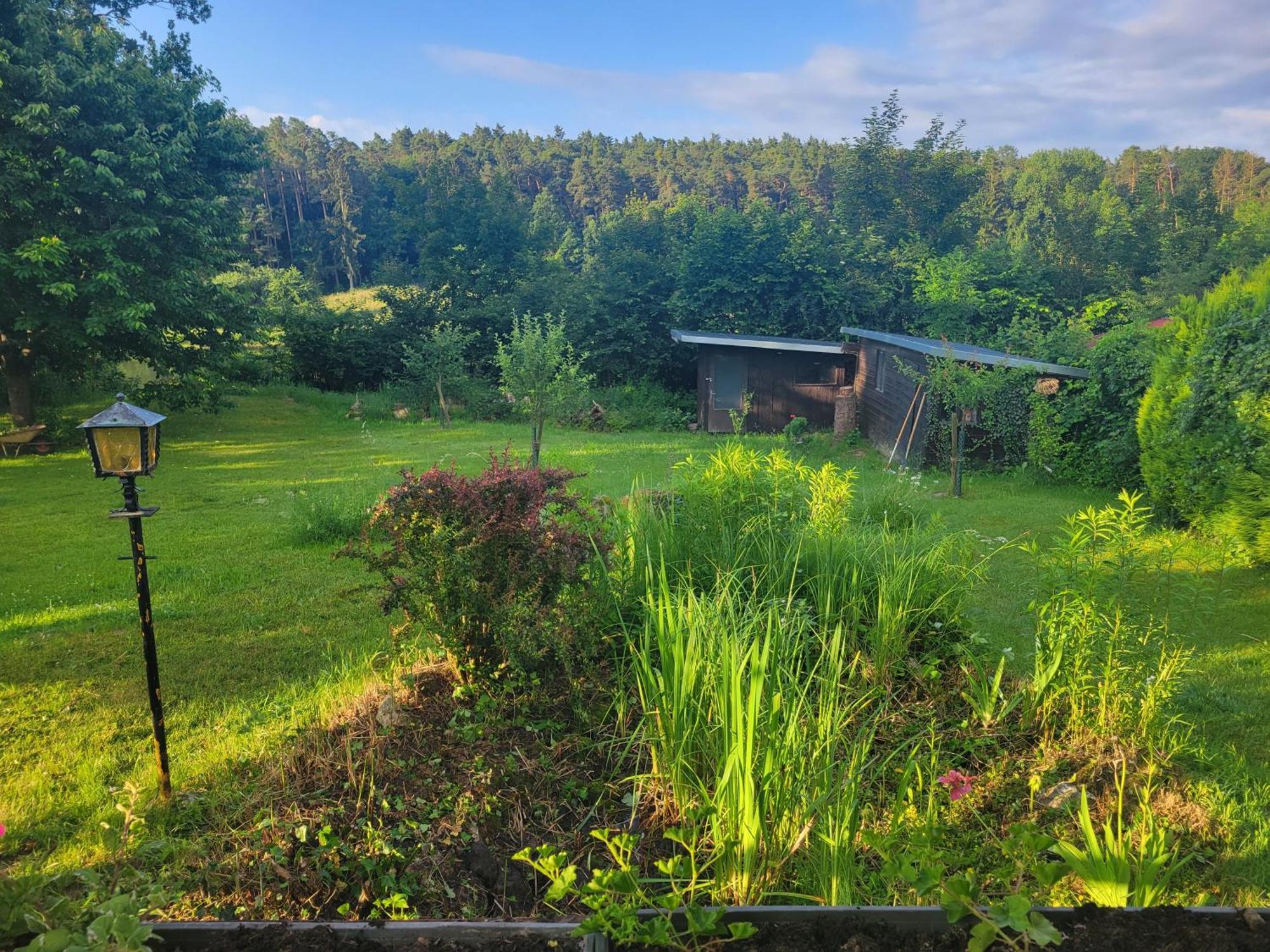 Gemuetliches Ferienhaus Mit Grossem Garten, Ideal Fuer Naturliebhaber Gerhardshofen Buitenkant foto